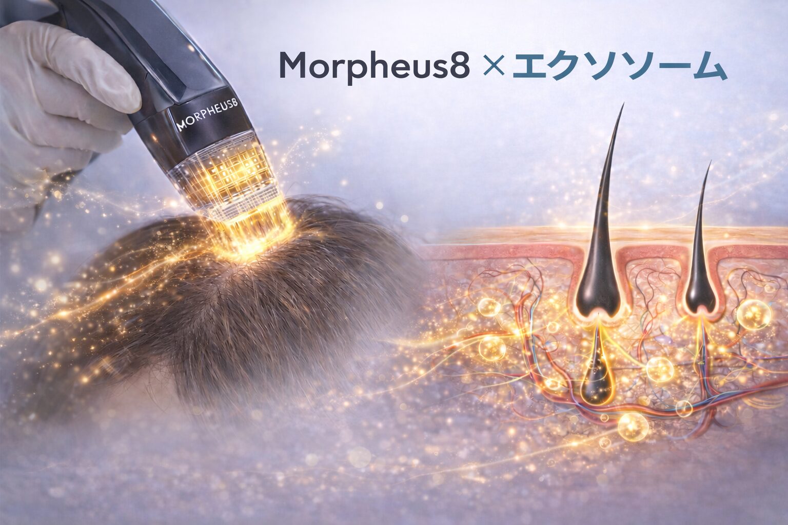 Morpheus8とエクソソーム毛髪再生